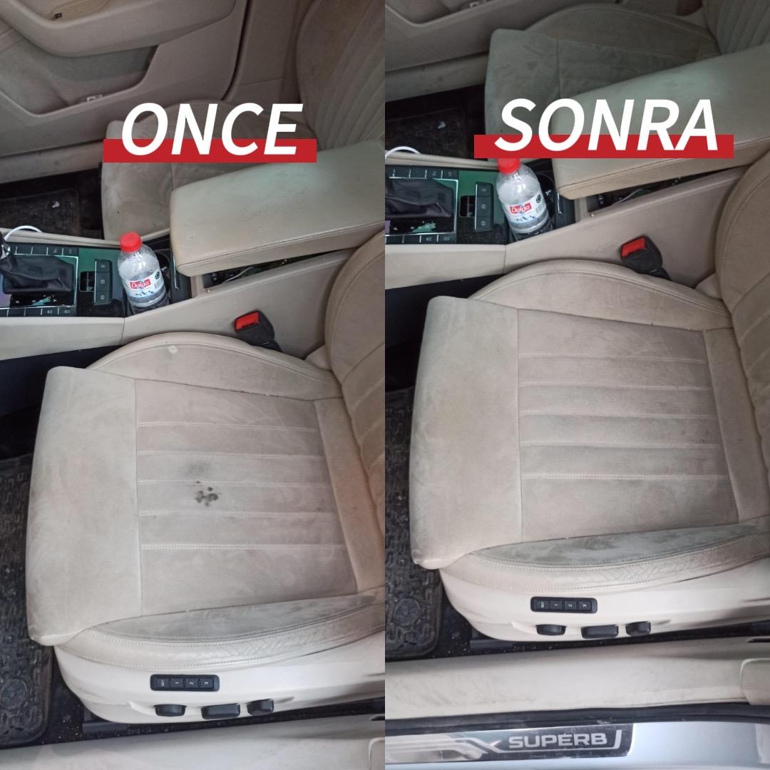 Sigara yanığı onarımı öncesi ve sonrası - Örnek 1